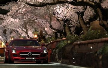 Mercedes Benz Sls Amg Red Night MacBook Pro wallpaper