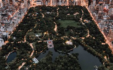 Central Park from above  ... All Mac wallpaper