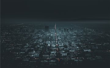 Darkness in Los Angeles MacBook Air wallpaper