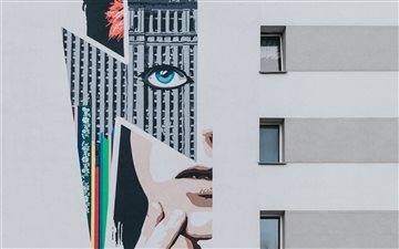 David Bowie graffiti All Mac wallpaper