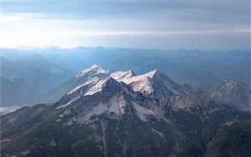 View from the Zugspitze iMac wallpaper