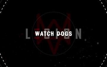 watch dogs legion logo 5k iMac wallpaper