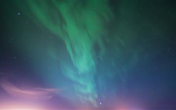 aurora borealis iMac wallpaper