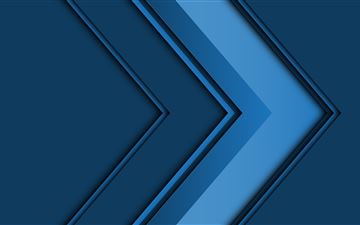 abstract arrow 3d blue 5k All Mac wallpaper