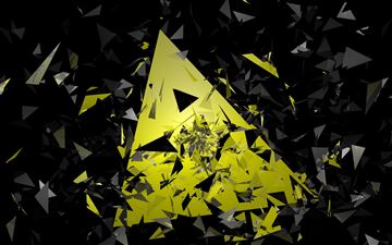 triangle broken glass abstract 5k All Mac wallpaper