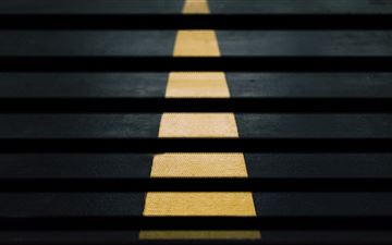 road street crossing yellow lines abstract 5k All Mac wallpaper