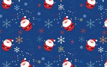 Santa claus pattern All Mac wallpaper