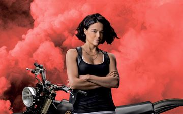 michelle rodriguez as letty in fast 9 8k MacBook Air wallpaper