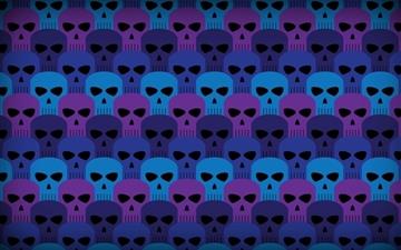 Pattern skulls All Mac wallpaper