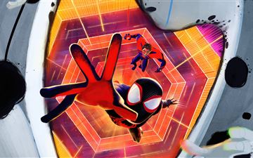 peter b parker miles morales and the spot spiderma All Mac wallpaper