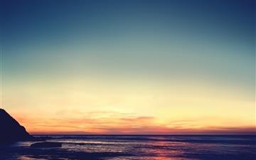 Tranquil sunset MacBook Air wallpaper