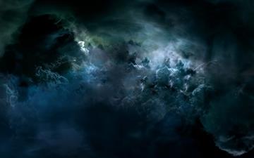 Darkness outer space All Mac wallpaper