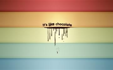 Colorful chocolate All Mac wallpaper