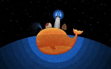 The whale's home All Mac wallpaper