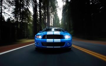 Ford Shelby Blue MacBook Air wallpaper