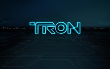 Tron Logo All Mac wallpaper