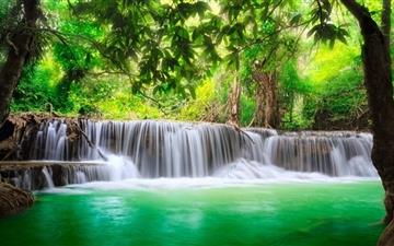 Green Tropical Waterfall MacBook Pro wallpaper