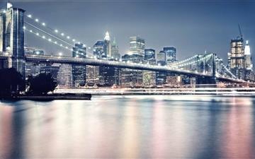 Brooklyn Bridge At Night All Mac wallpaper