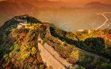 A Moody Evening At The Great Wall All Mac wallpaper