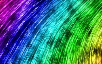 Curved Rainbow All Mac wallpaper