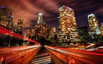 Downtown Los Angeles At Night All Mac wallpaper