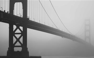 Golden Gate In Fog All Mac wallpaper