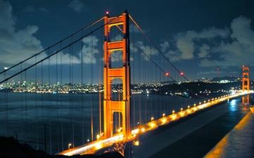 Night Golden Gate Bridge All Mac wallpaper