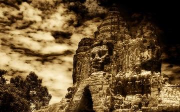 The Buddha King Of Angkor Wat Cambodia MacBook Pro wallpaper