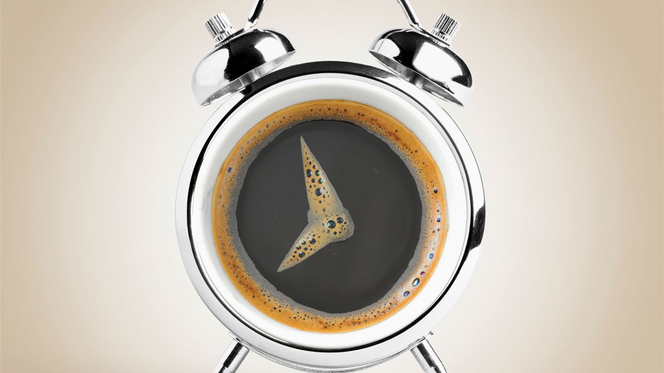 Coffee or clock Mac Wallpaper Download AllMacWallpaper