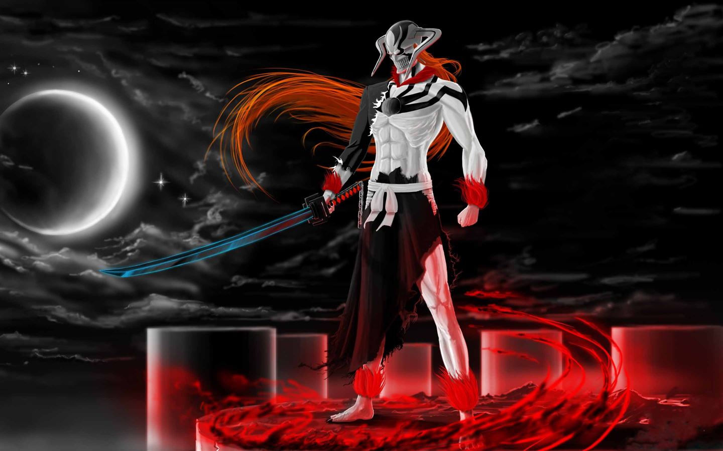 Ichigo Vasto Lorde Bleach Mac Wallpaper Download AllMacWallpaper