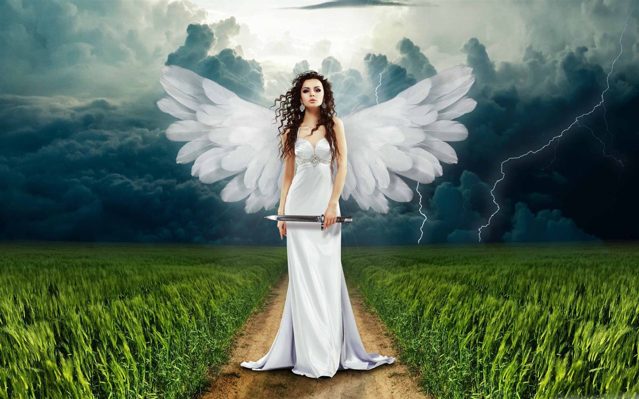 Angel On Earth Mac Wallpaper Download | AllMacWallpaper