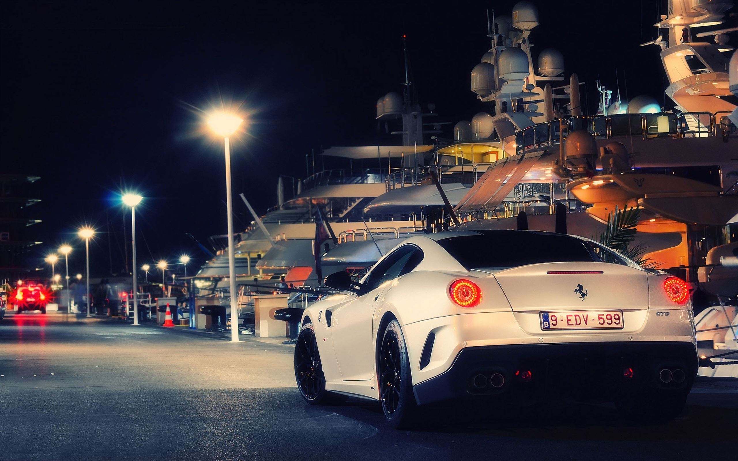 Красивая машина ночью. Порше 911 в Монако. Monaco Ferrari 599. Ferrari 599 GTO White. Порше Панамера Дубай.