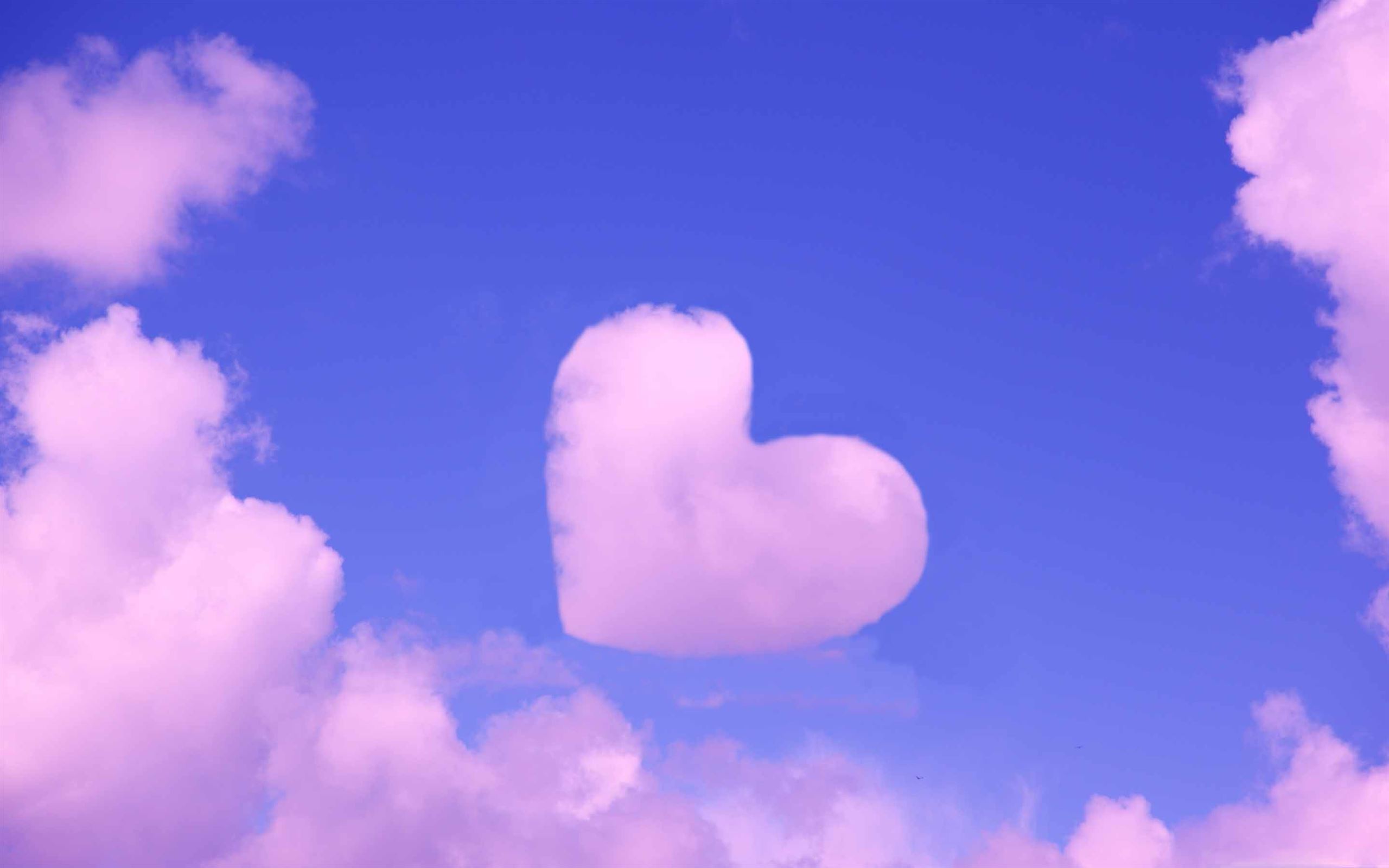 Pink Heart Cloud Macbook Air Wallpaper Download Allmacwallpaper