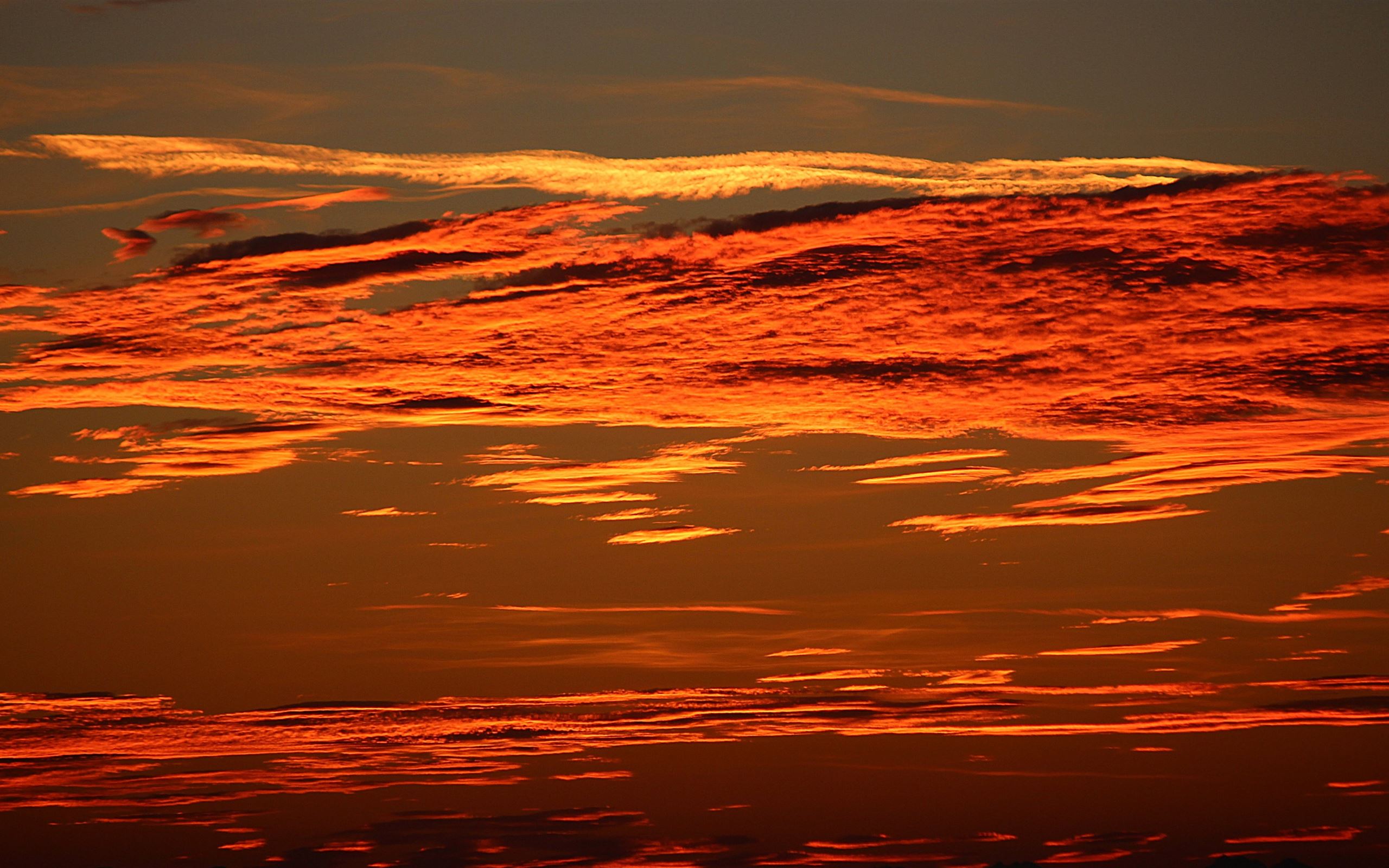 evening red sky sunset MacBook Air Wallpaper Download | AllMacWallpaper