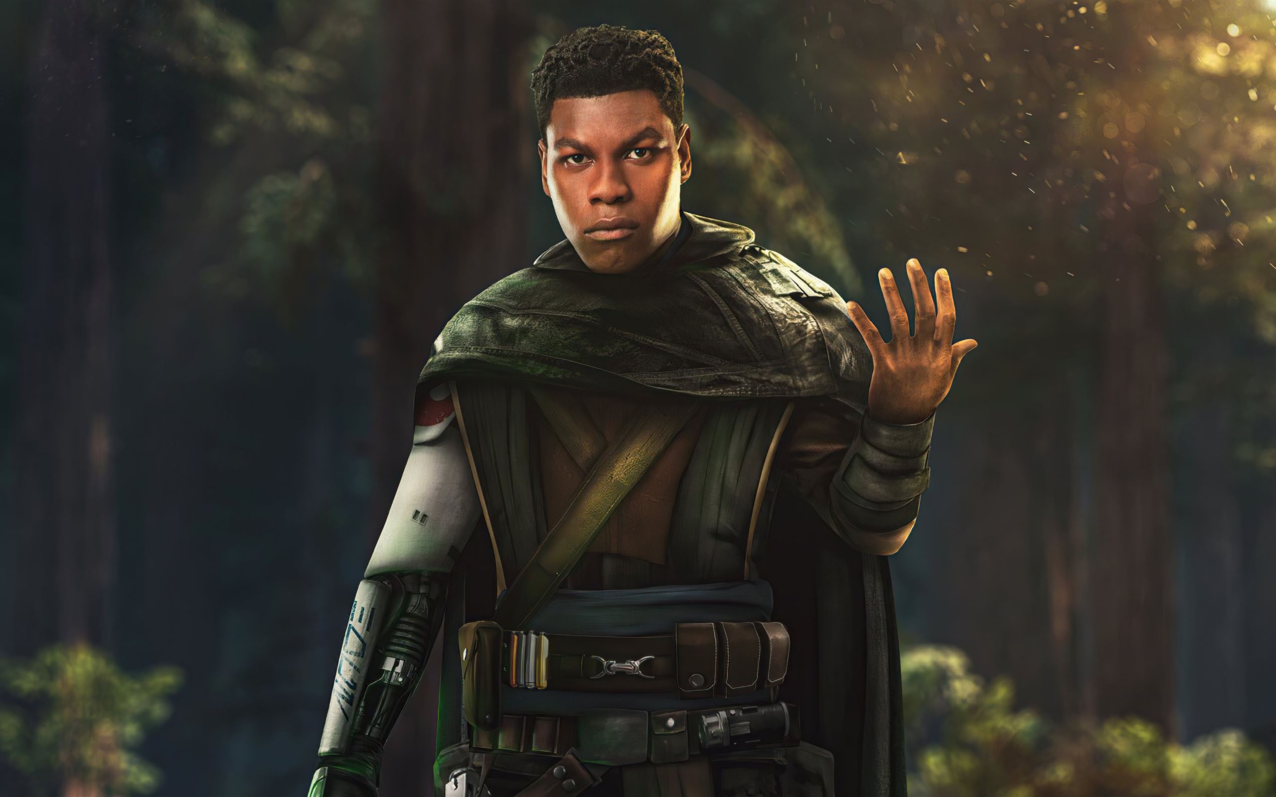 finn a jedi star wars 5k MacBook Pro Wallpaper Download | AllMacWallpaper