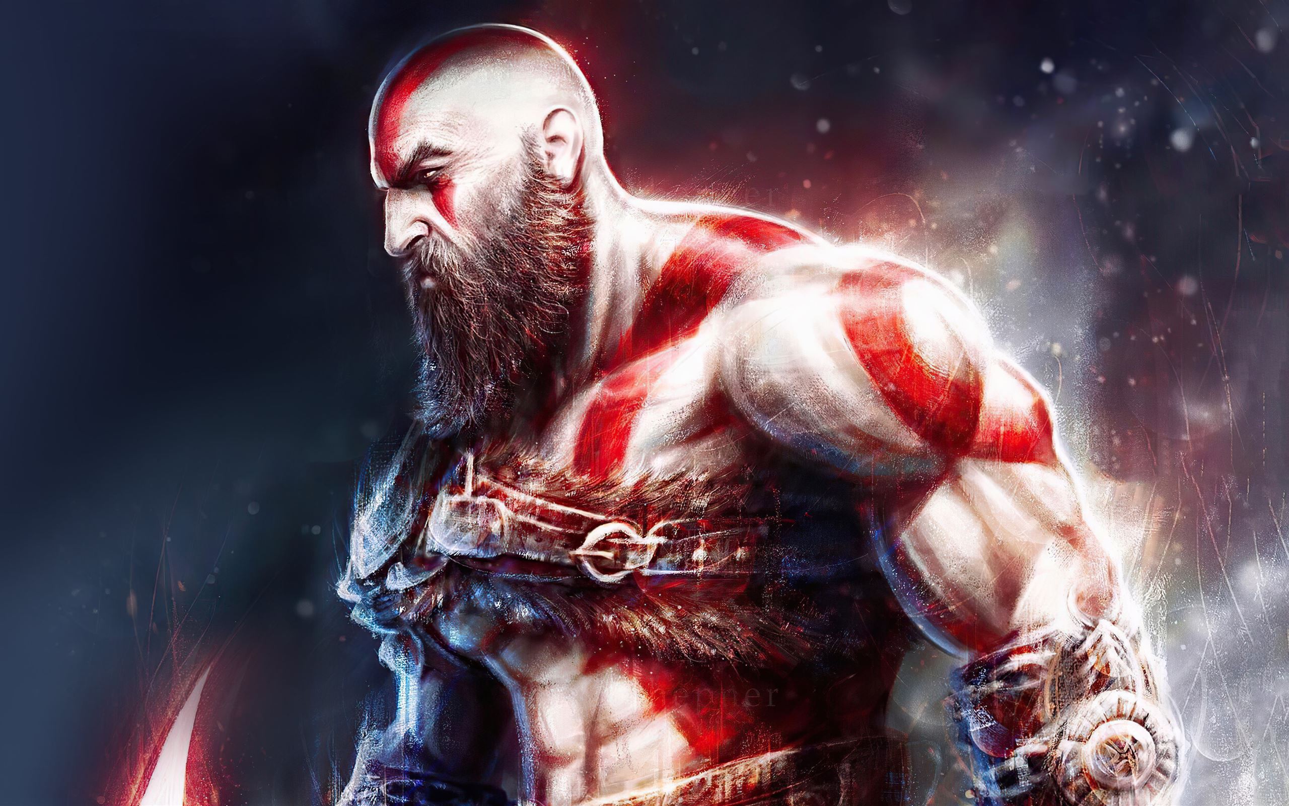 God of War Ragnarök Wallpaper 4K Leviathan Axe Kratos 10662