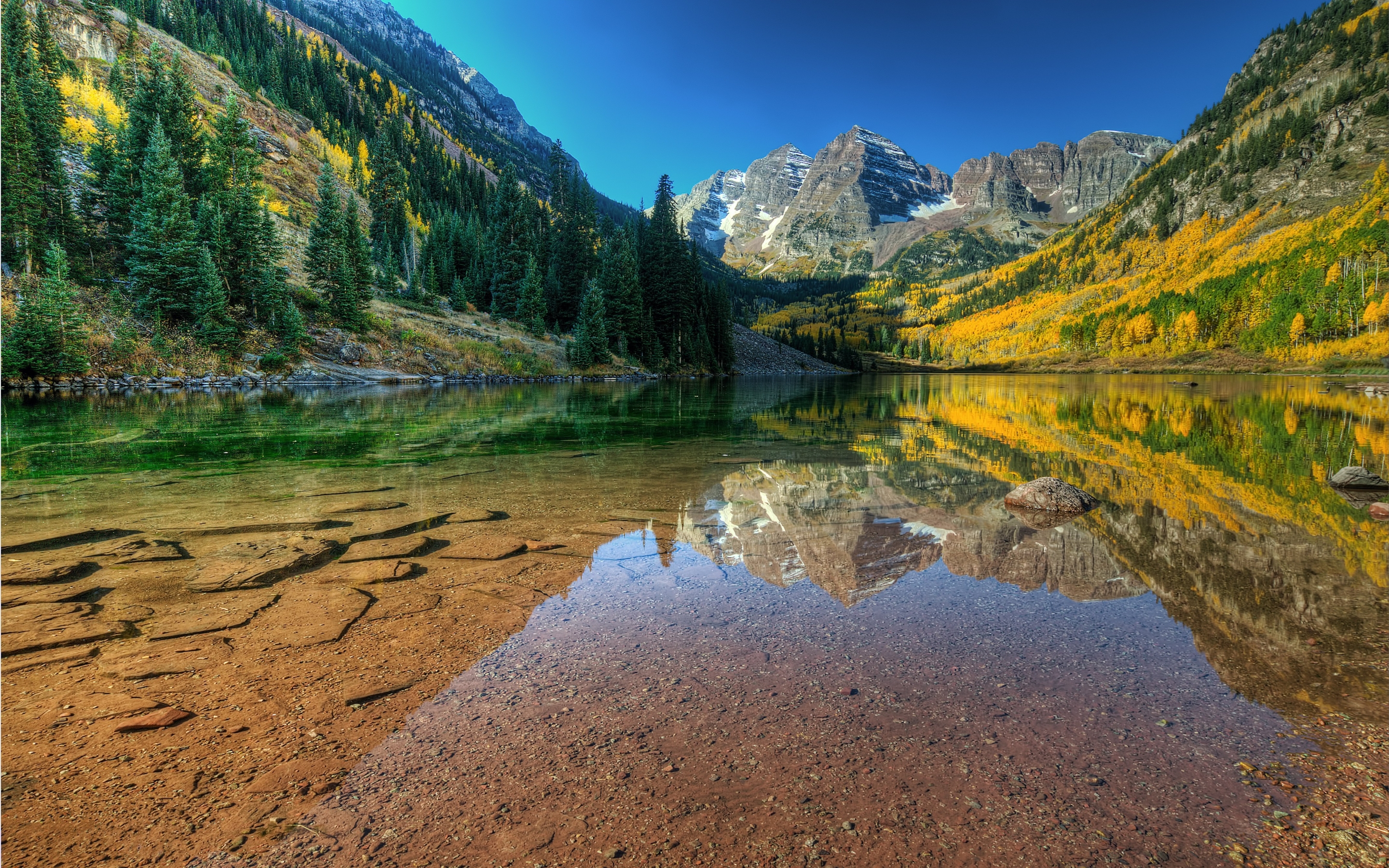 Лучшие. Озеро марун Колорадо. Природа. Озеро в горах. Красивые пейзажи на рабочий стол.
