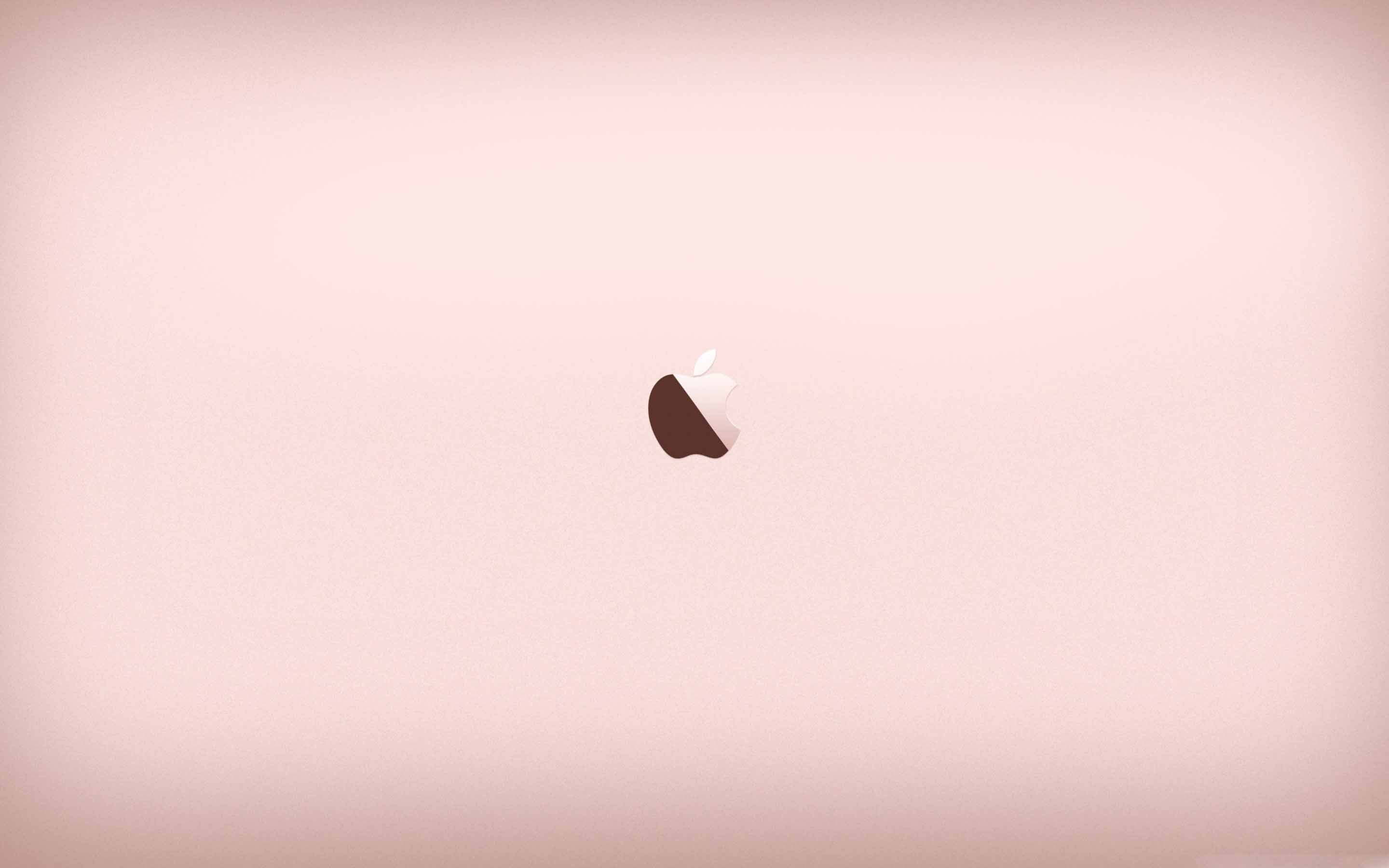 Apple Logo Pink Wallpaper 2560x1600
