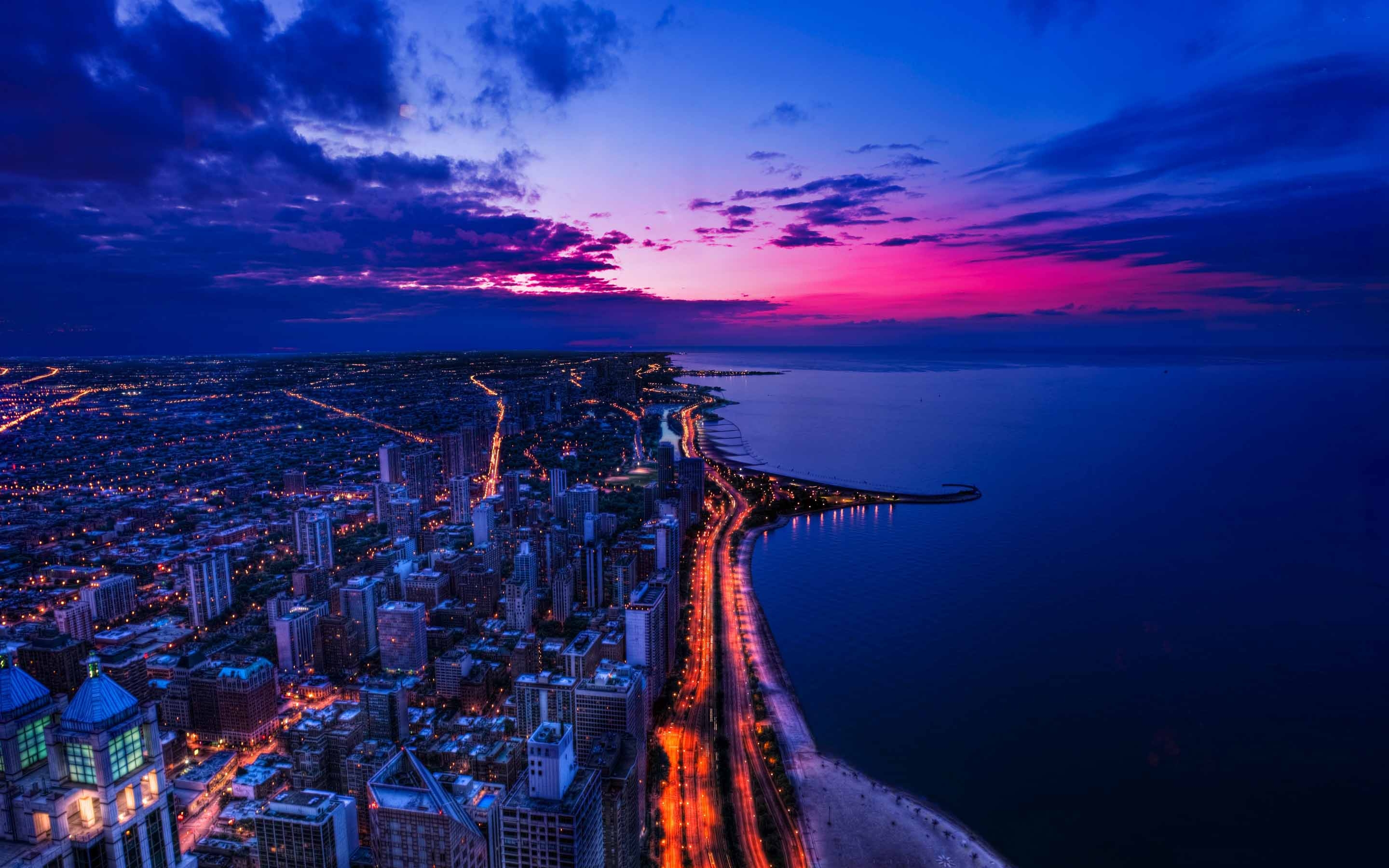 Chicago City Sky Scrapers Mac Wallpaper Download | AllMacWallpaper