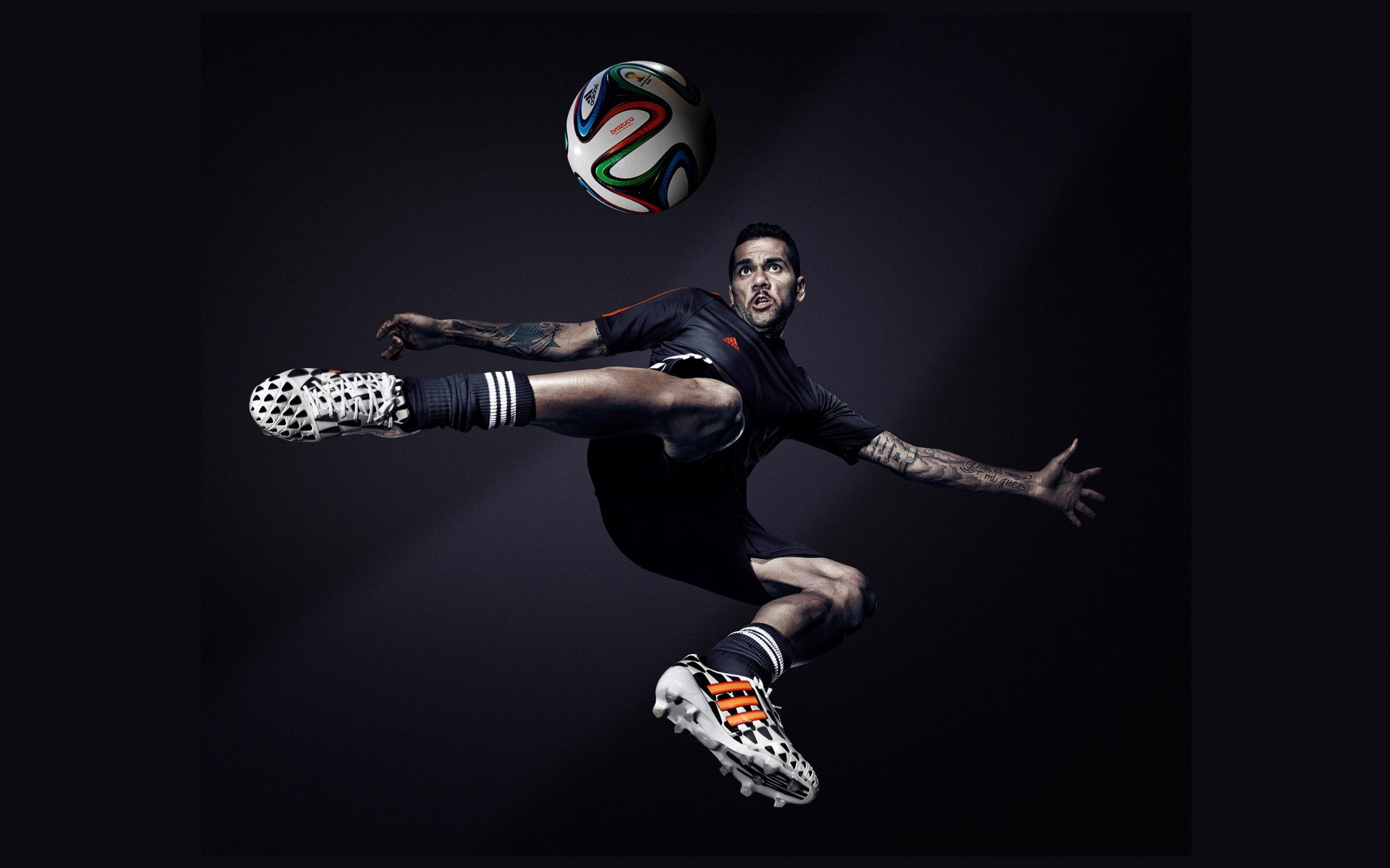 Dani Alves Brazil Adidas 2014 Fifa World Cup Mac Wallpaper Download