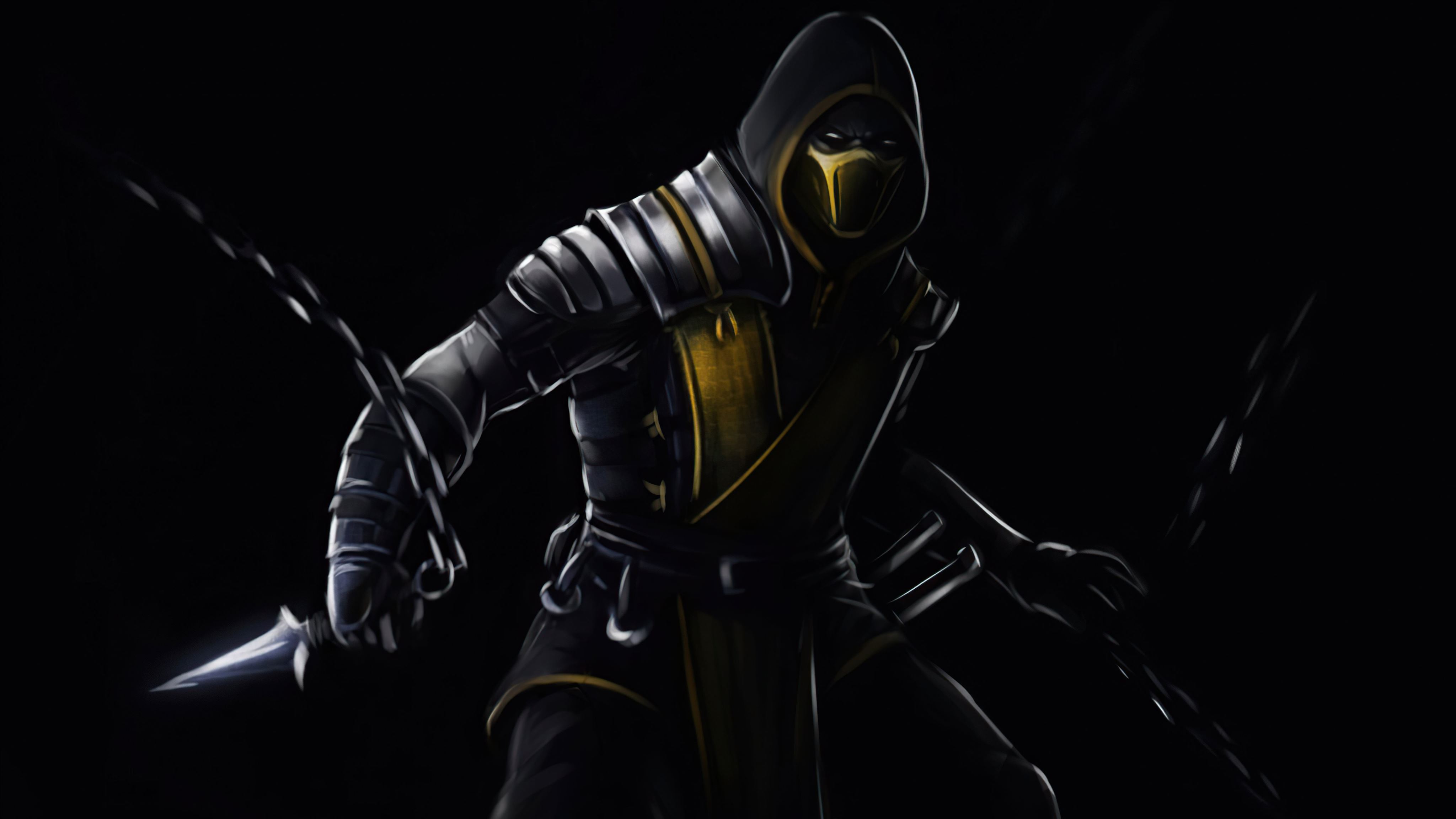 Mortal Kombat, Scorpion, fan art HD wallpaper | Pxfuel