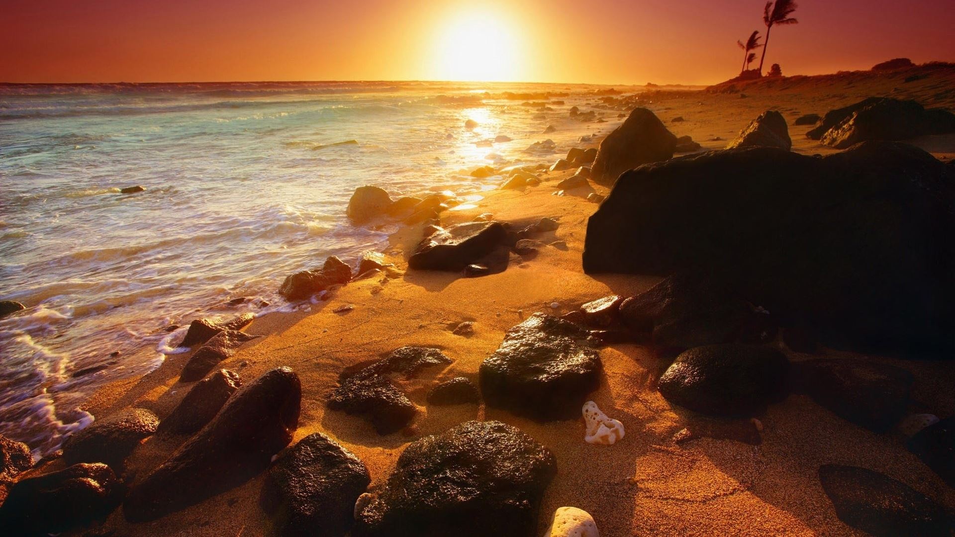Summer beautiful sunset Mac Wallpaper Download | AllMacWallpaper
