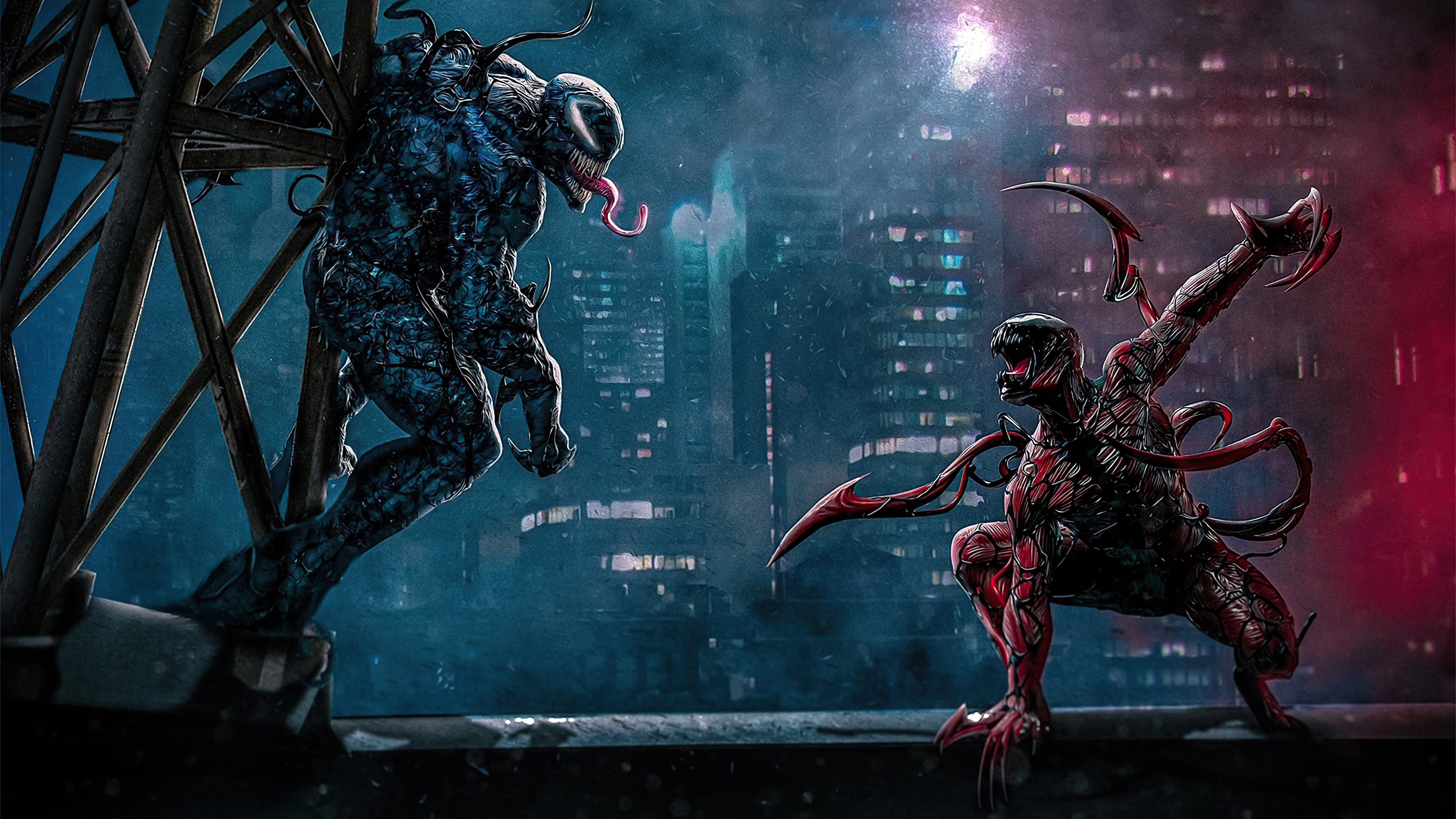 Venom vs Carnage Venom 2 2021 4K Phone iPhone Wallpaper 261c