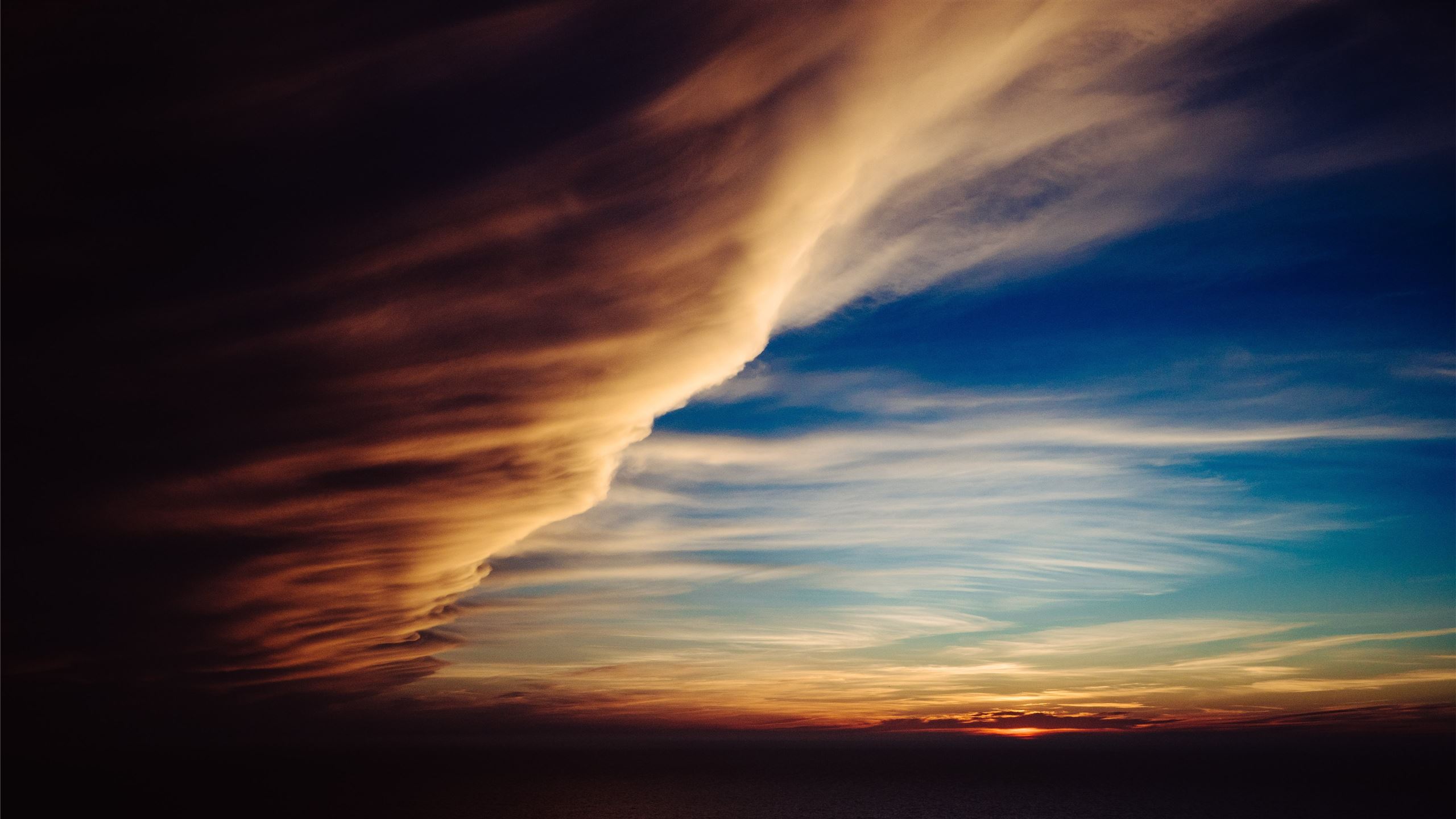 Sunset Clouds Mac Wallpaper Download Allmacwallpaper
