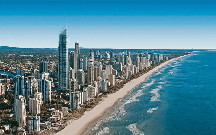 Gold Coast skyline iMac wallpaper