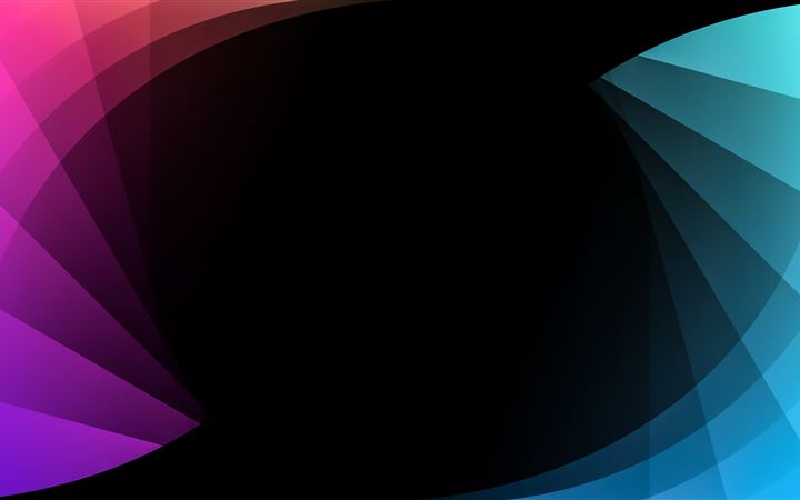 black color abstract shape 8k iMac wallpaper