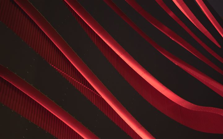 red and black logo iMac wallpaper