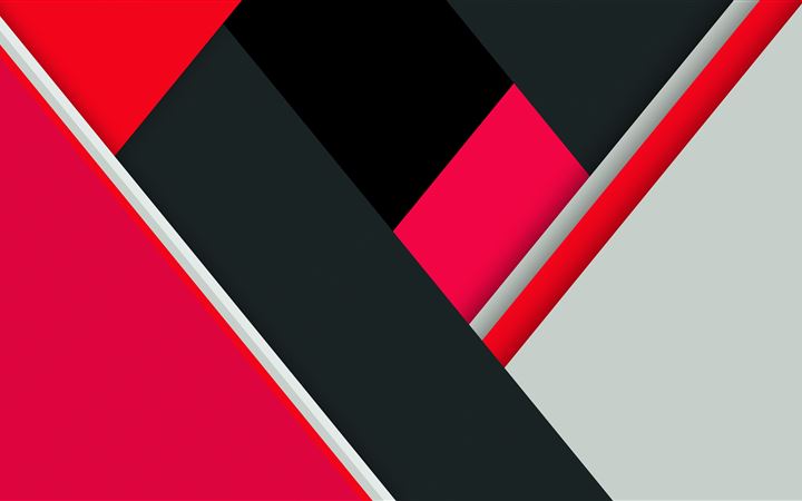 red black minimal abstract 8k iMac wallpaper