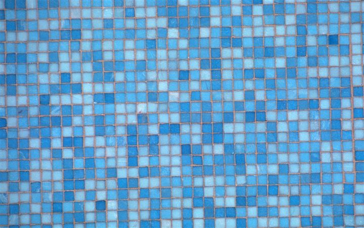 Blue Mosaic All Mac wallpaper