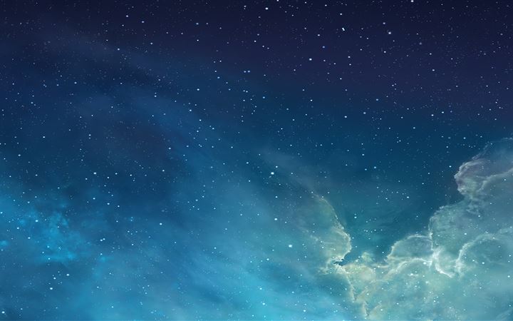 Blue night sky All Mac wallpaper